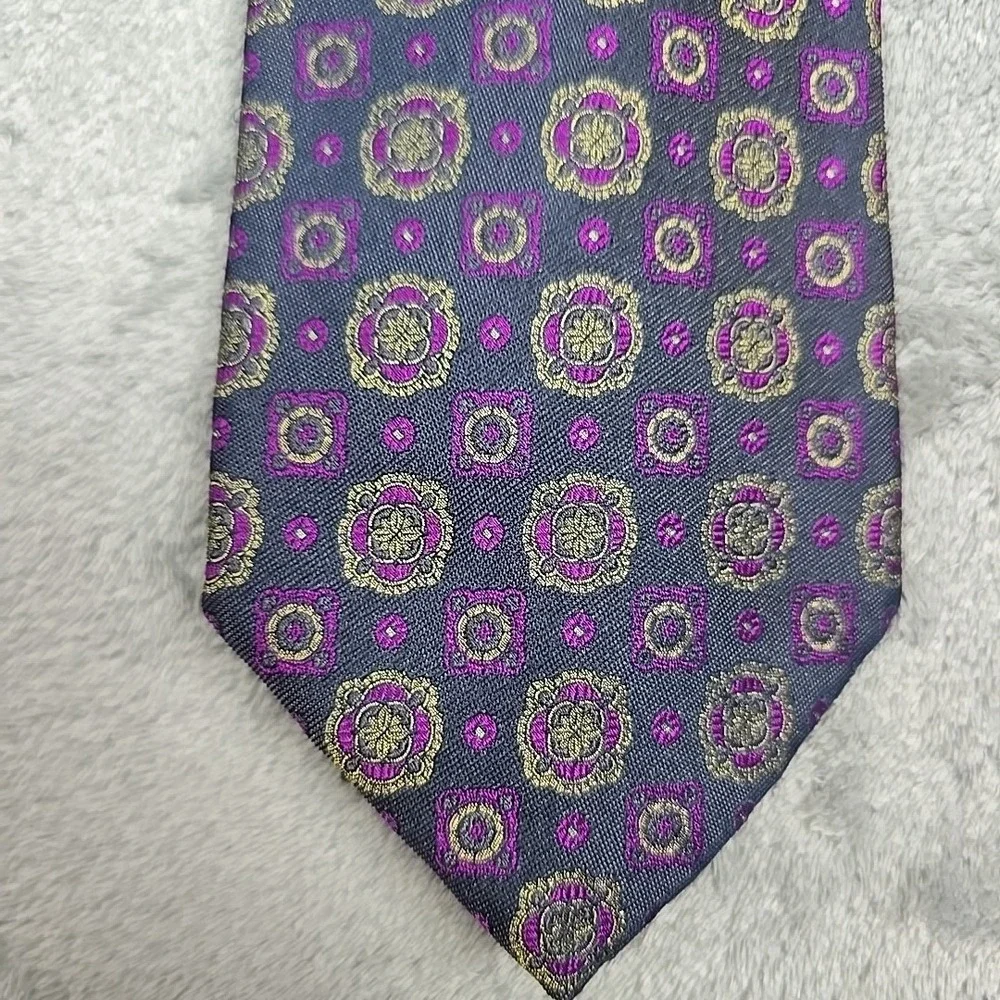 Lot Of‎ 4 Brooks Brothers Silk Tie Multicolor Geometric 3.75